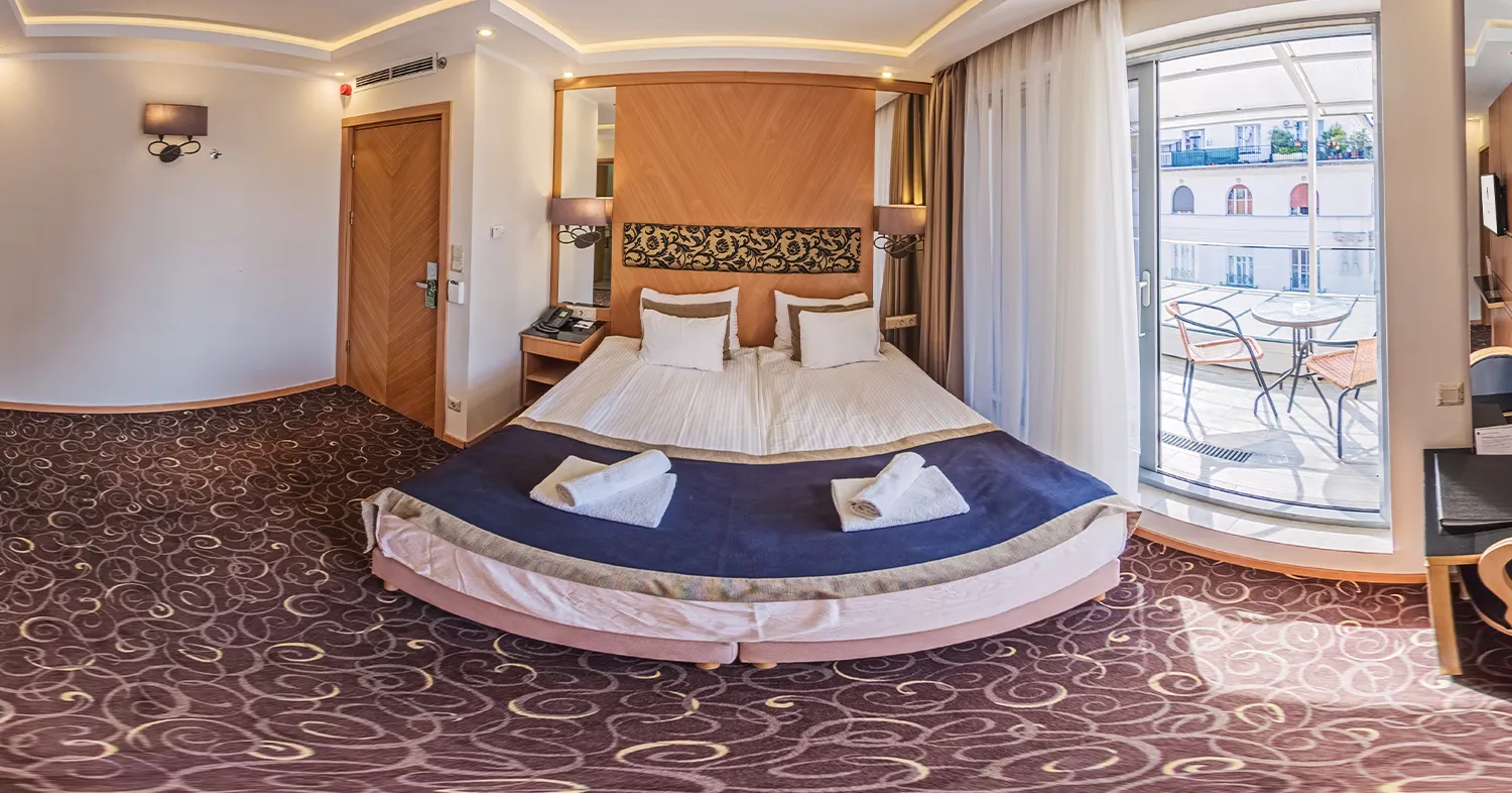 Forhåndsvisning av virtuell omvisning på Hotel Marmara i Budapest, Ungarn